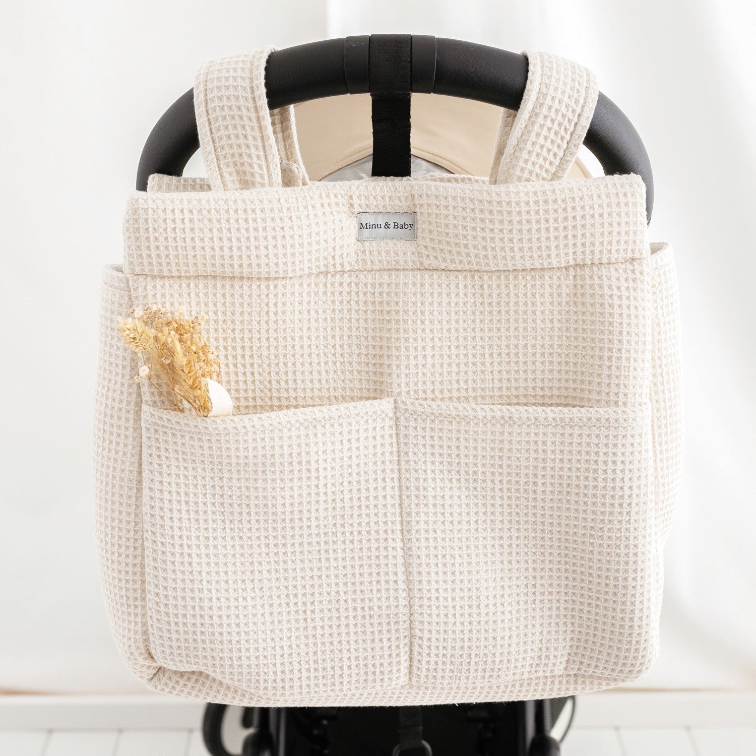 Bolso Baby Waffle ecru