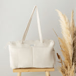 Bolsa Maternidad Waffle Ecru