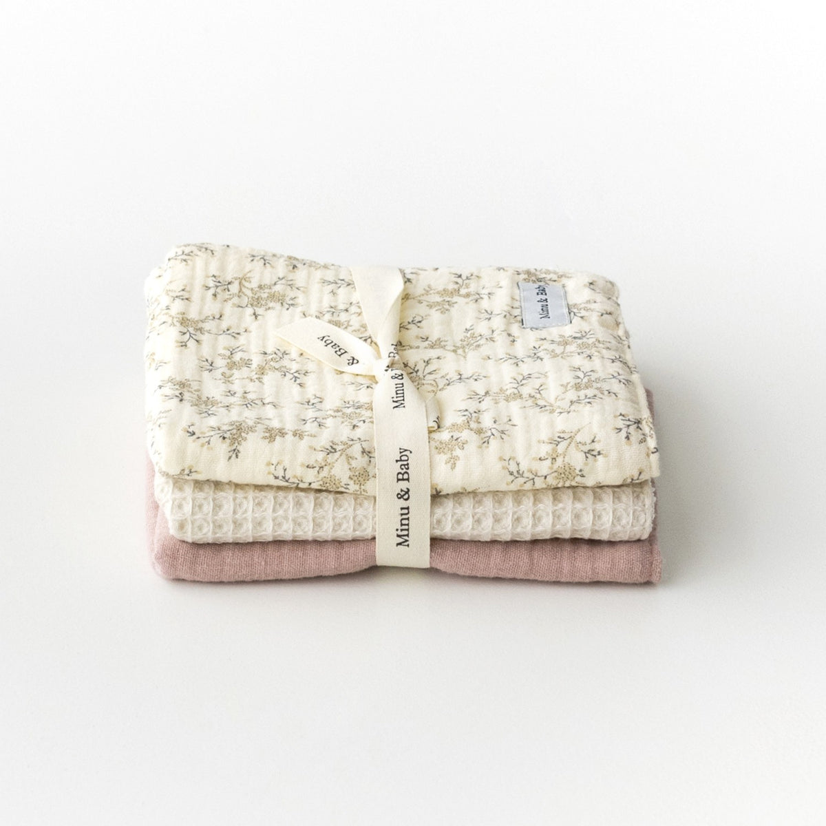 Pack Babitas Nature Waffle Ecru Mauve