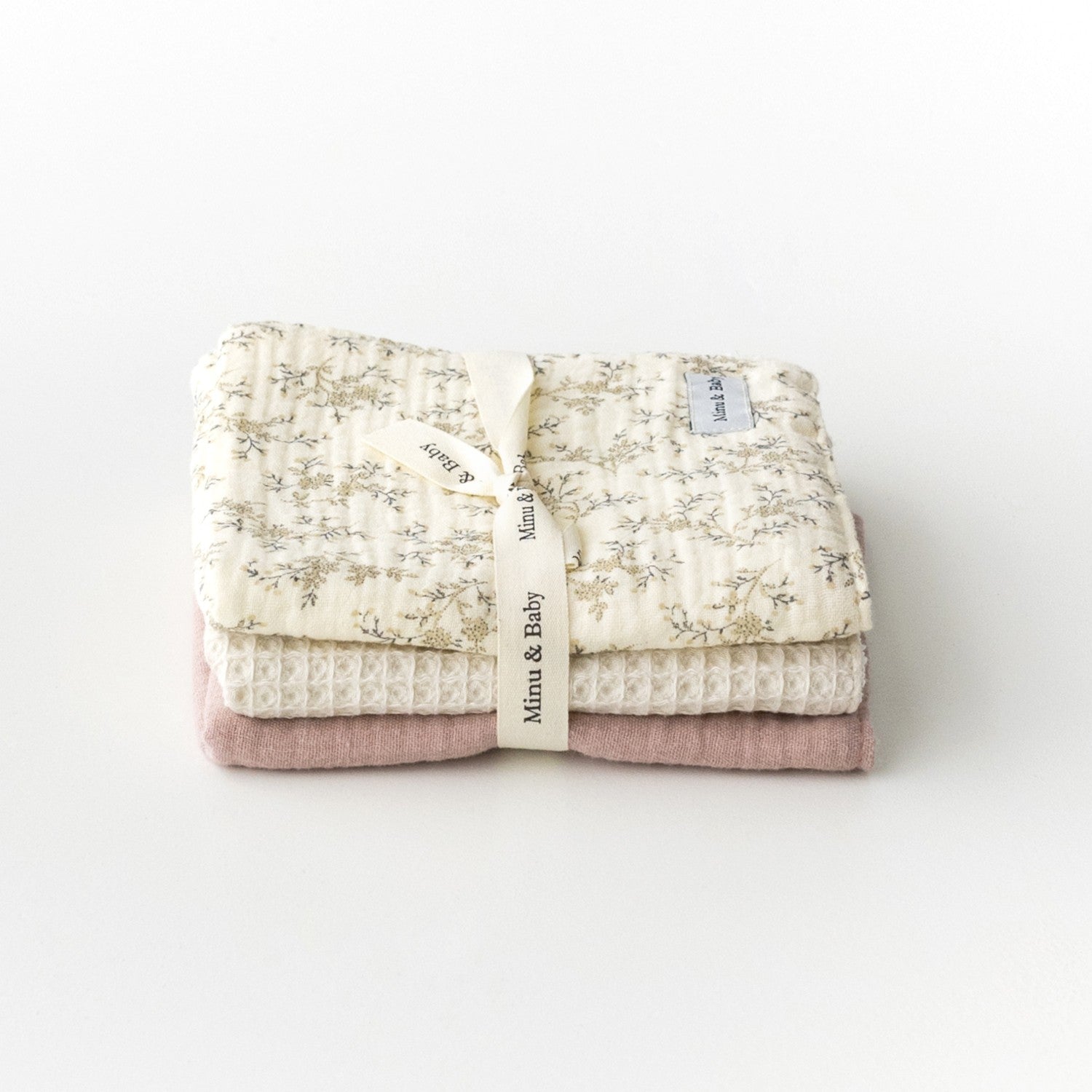 Pack Babitas Nature Waffle Ecru Mauve