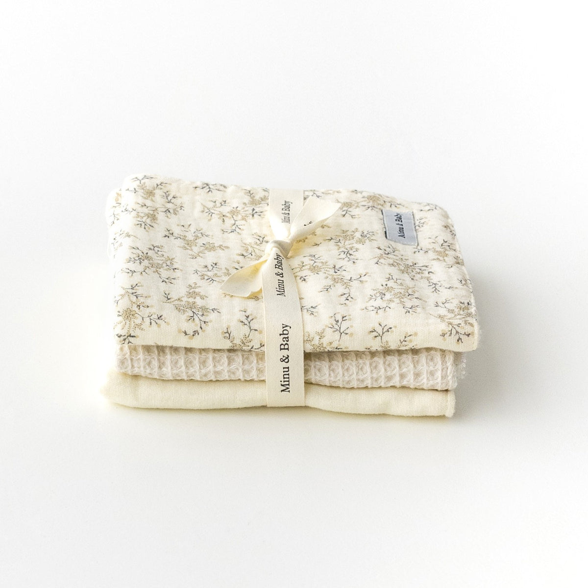 Pack Babitas Muselina Nature Ecru Waffle Ecru