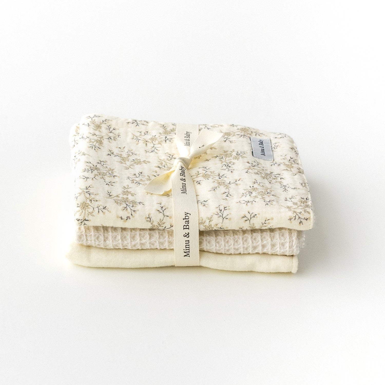 Pack Babitas Muselina Nature Ecru Waffle Ecru