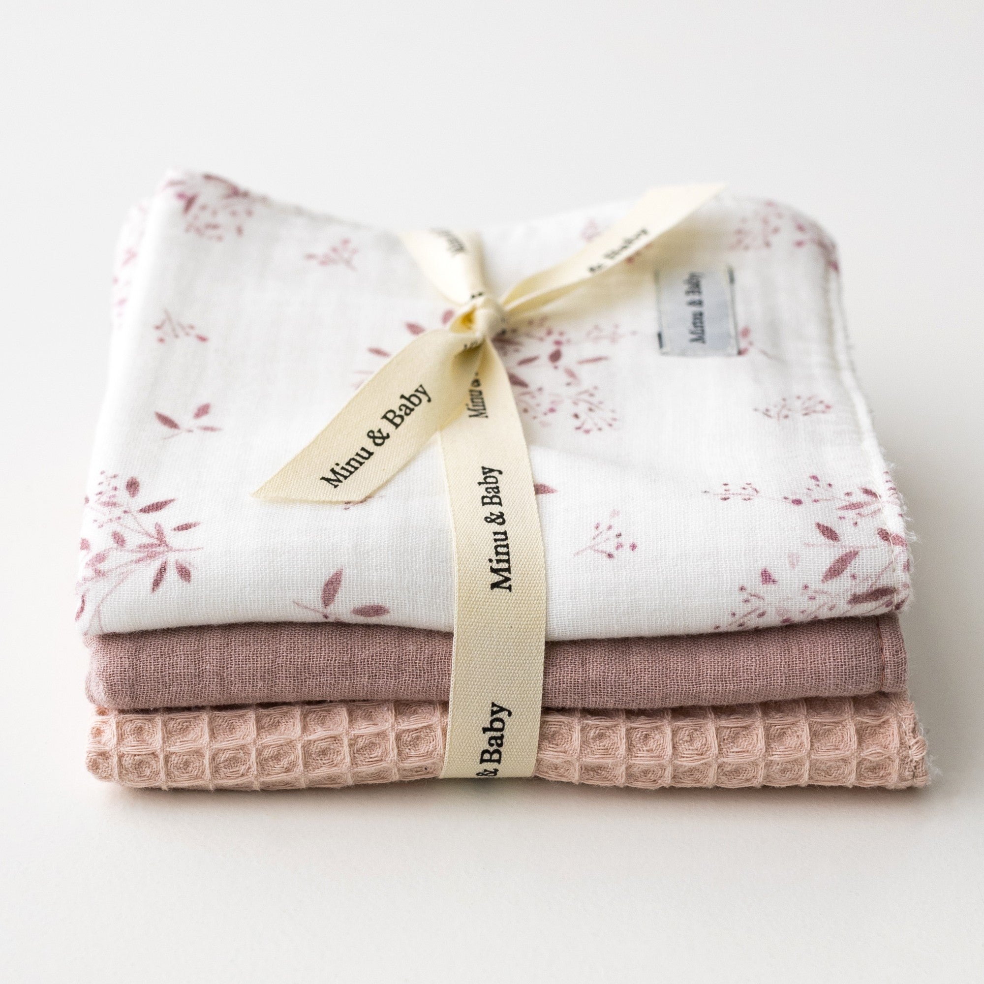 Pack Babitas Muselina Bloom Blush Mauve