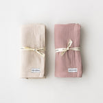 Pack Muselina Sand + Mauve