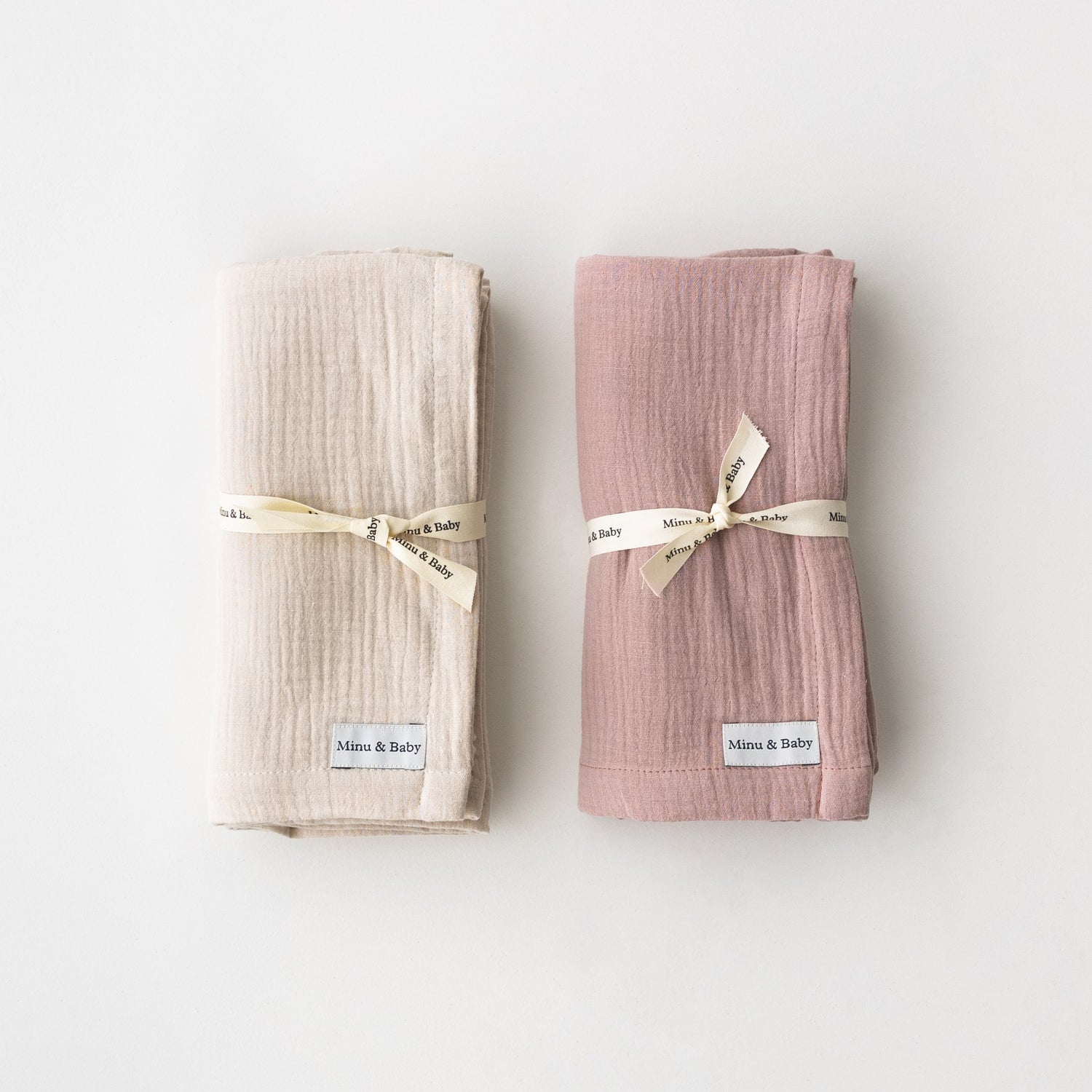 Pack Muselina Sand + Mauve