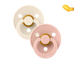 Chupetes BIBS Anatómica Colours Ivory/Blush