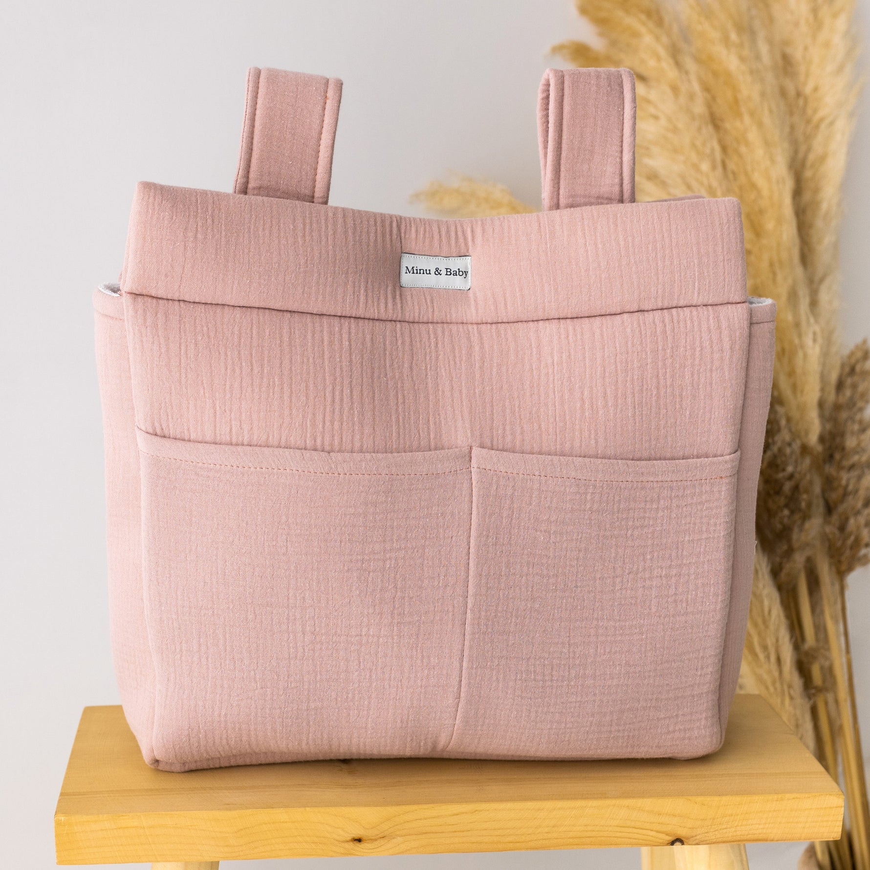 Bolso Baby Muselina Mauve