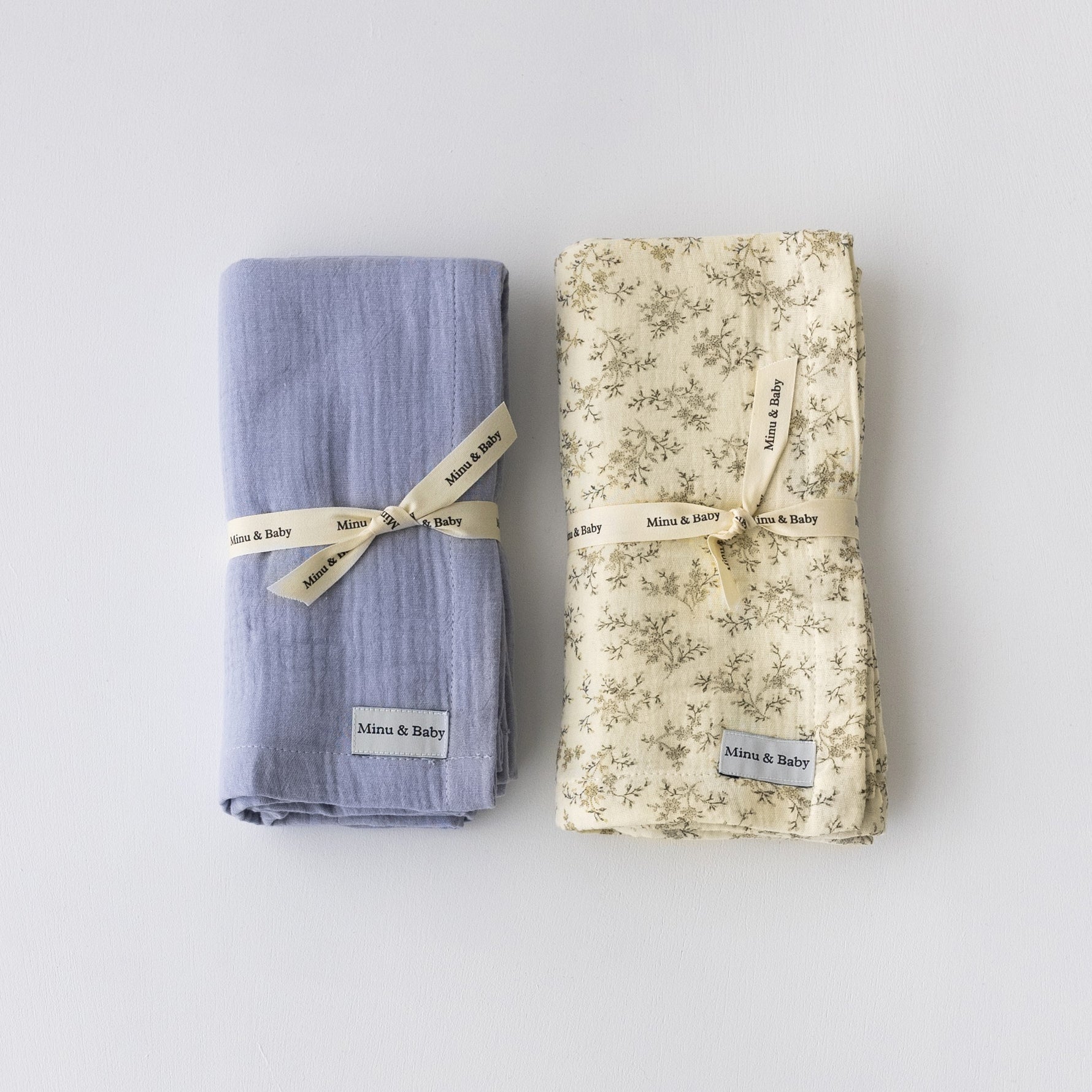 Pack Muselina Nature + Blue