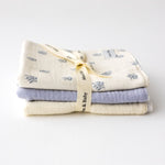 Pack Babitas Muselina Grace Blue Ivory