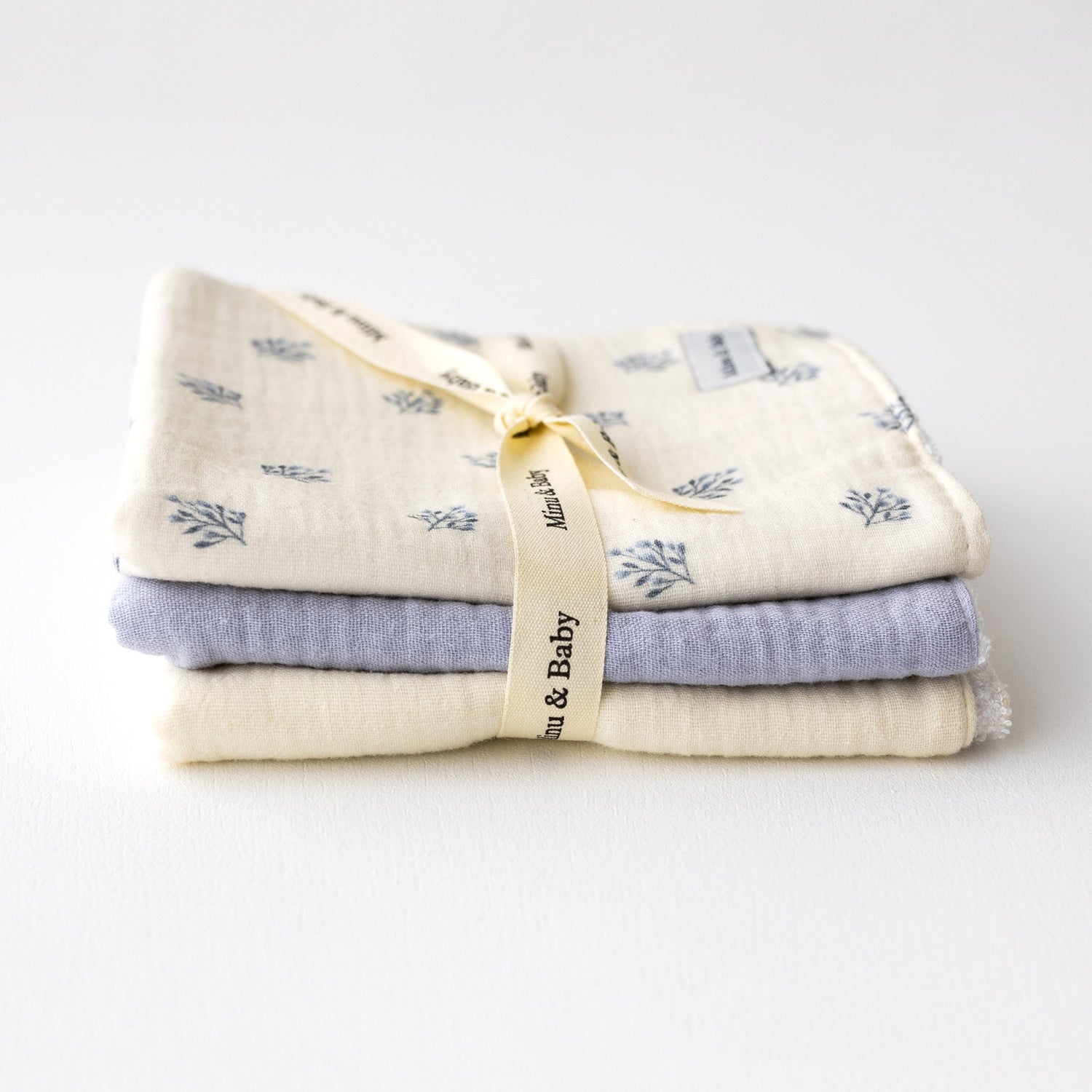 Pack Babitas Muselina Grace Blue Ivory