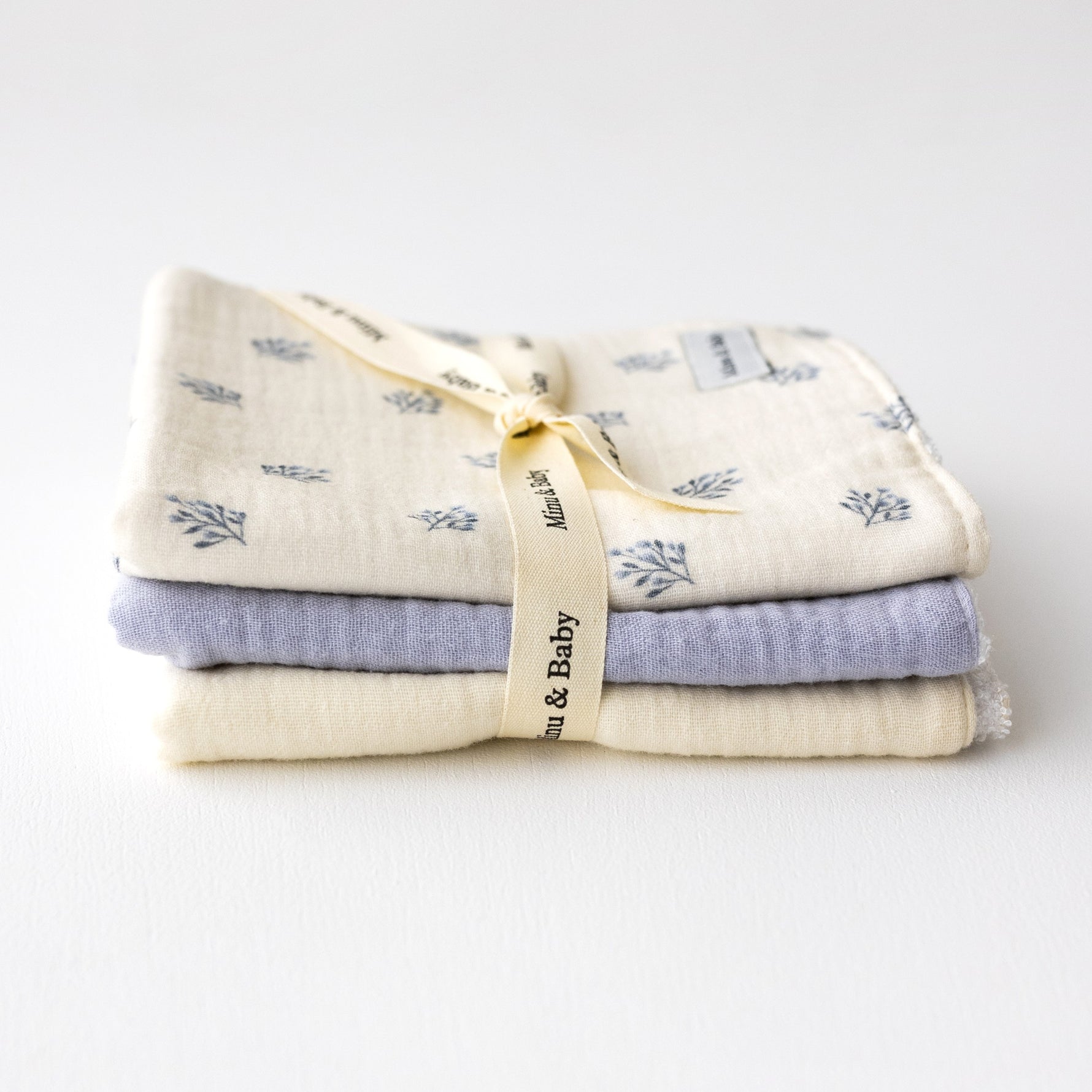 Pack Babitas Muselina Grace Blue Ivory