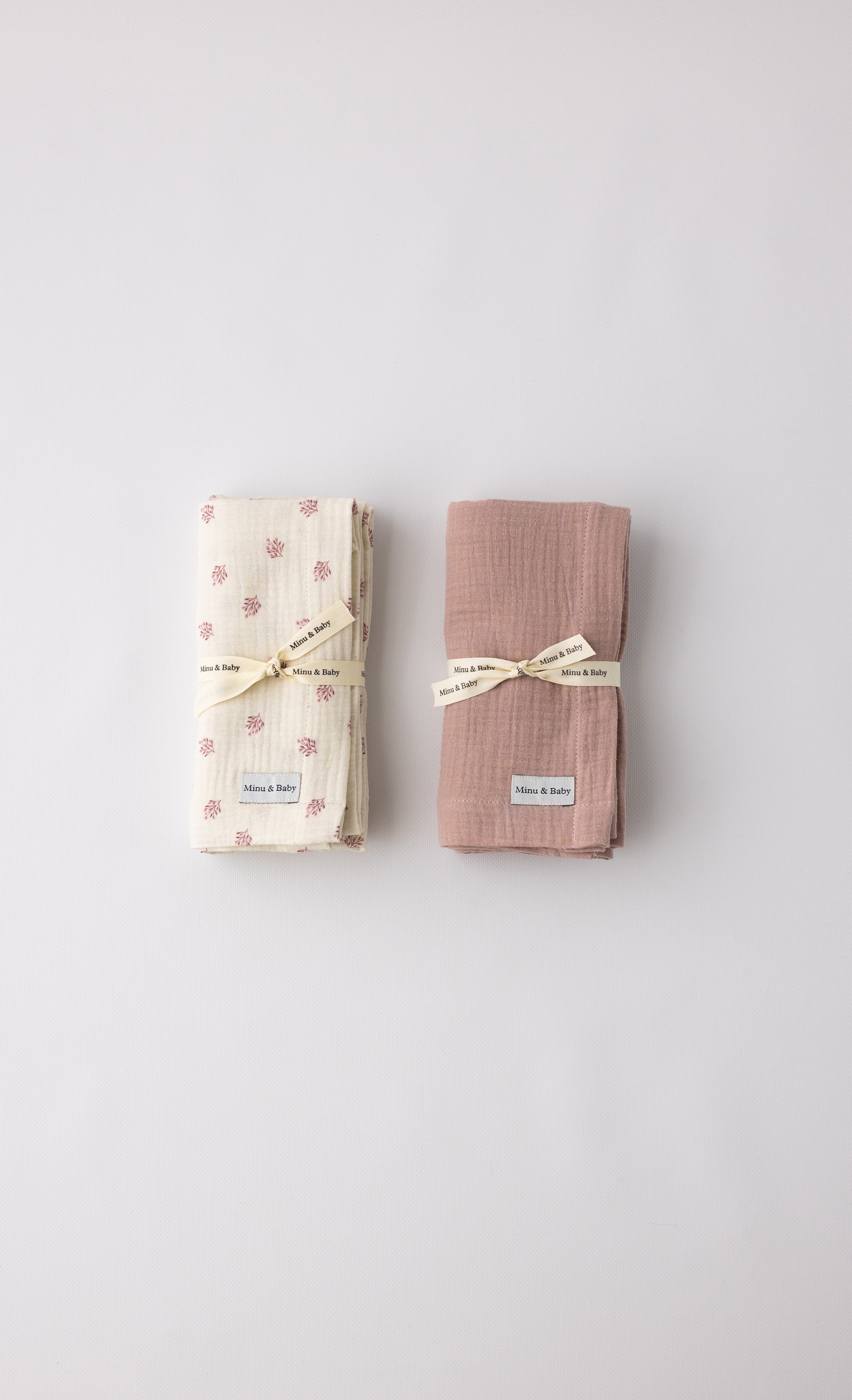 Pack Muselina Rose and Mauve