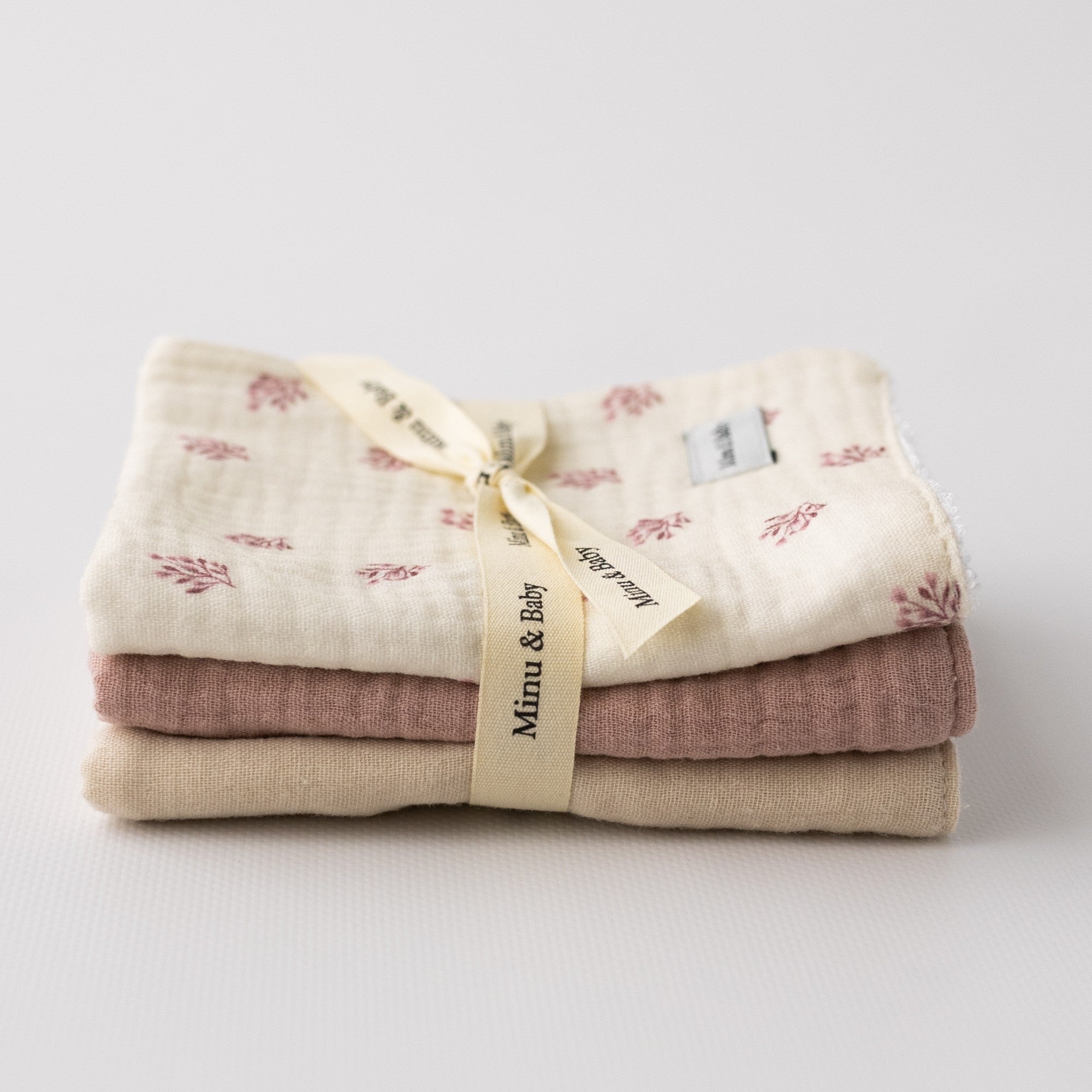 Pack Babitas Muselina Rose Mauve Sand